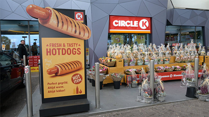 Forecourt Circle K Den Ruygenhoek West